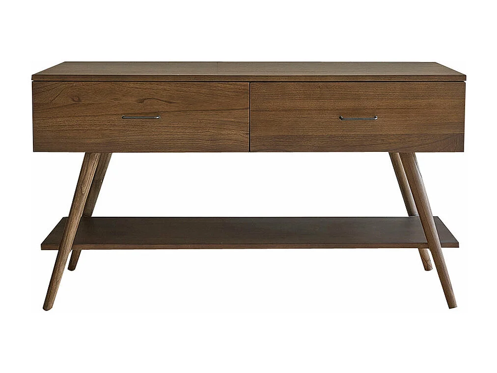 Meuble de salle de bain en mindi massif 135 cm