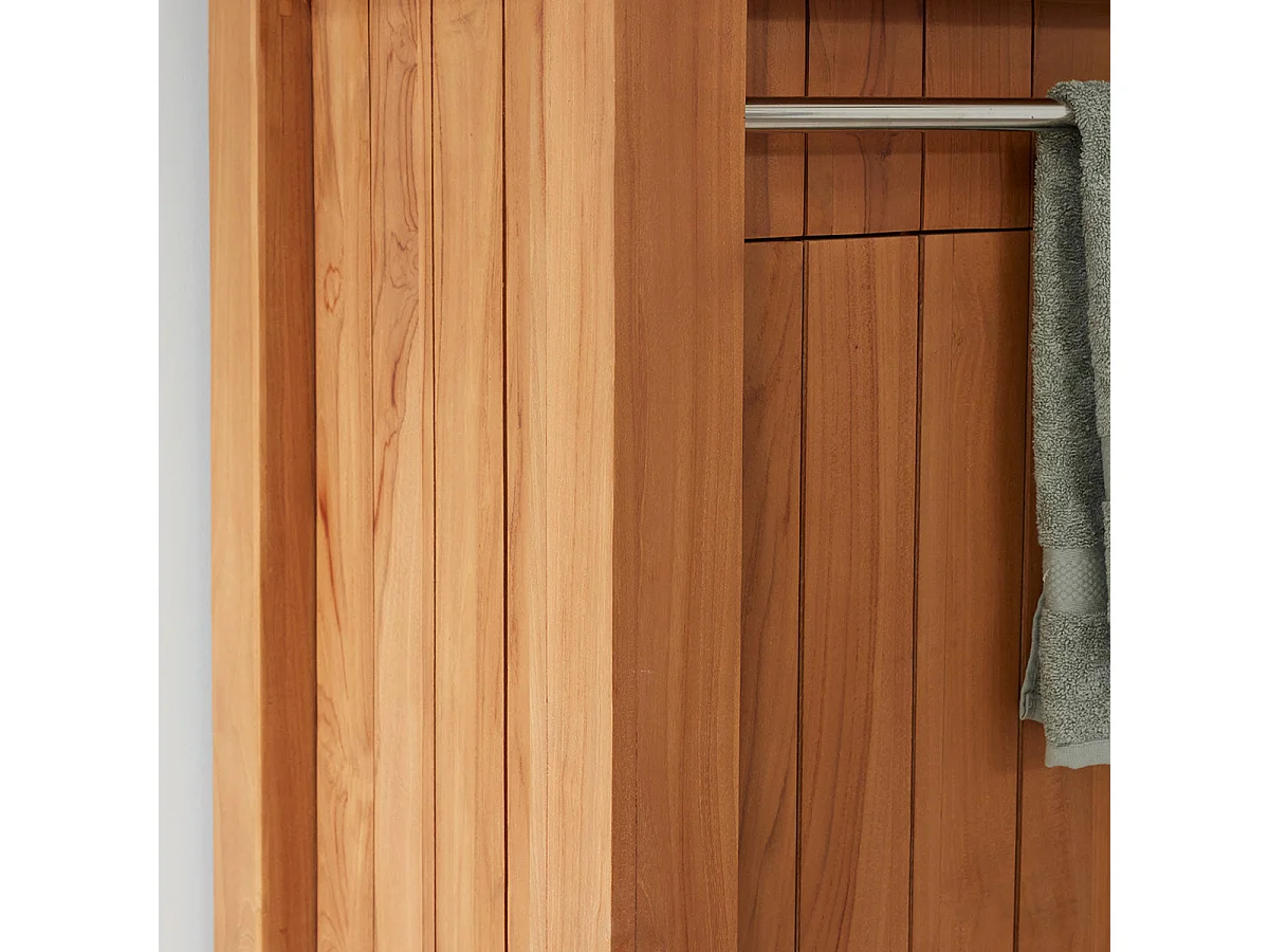 Mobile portalavabo in massello di teak 103 cm