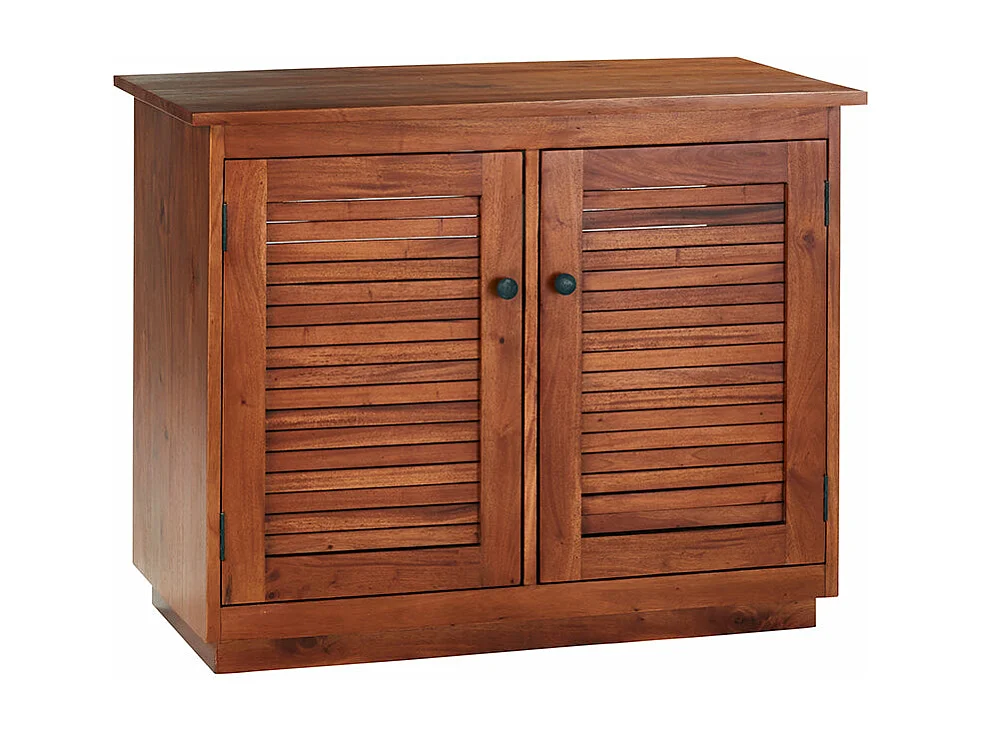 Mueble de baño de madera de caoba maciza de 97 cm