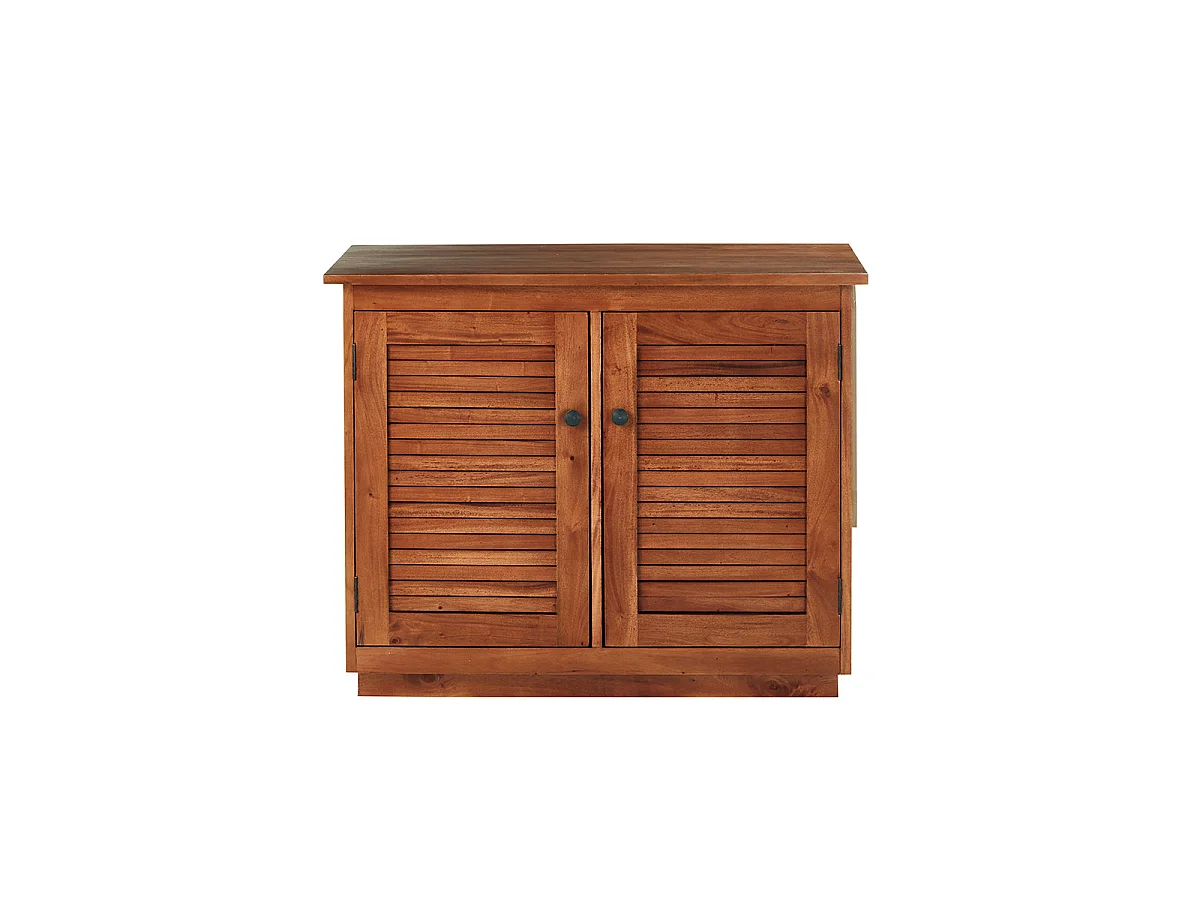 Meuble sous vasque en acajou massif 97 cm NEWPORT