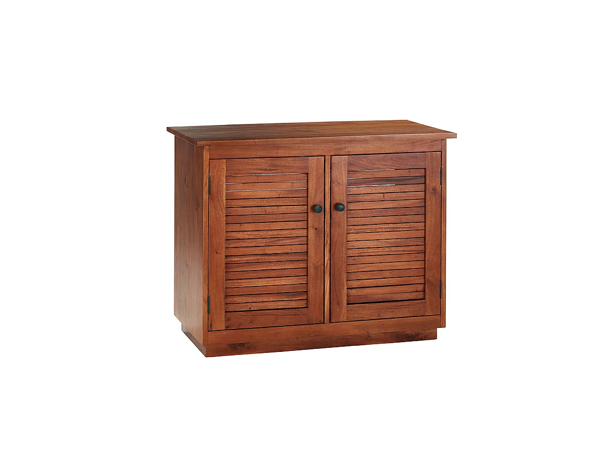 Meuble sous vasque en acajou massif 97 cm NEWPORT
