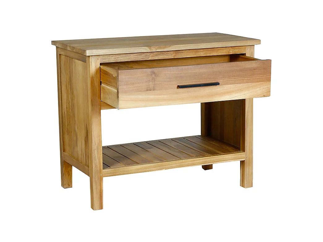 Mobile sotto lavabo in teak massello 90 cm