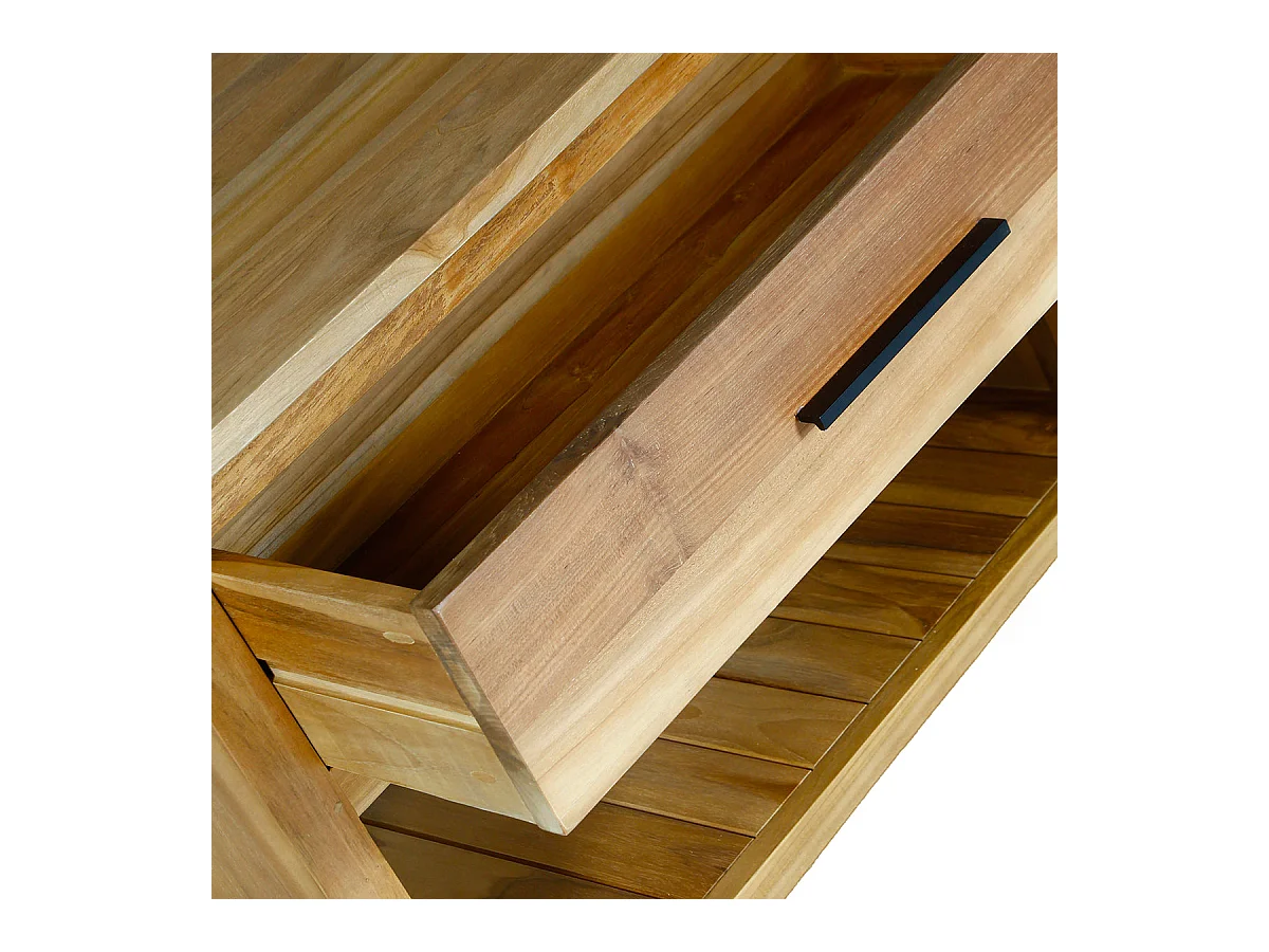 Mobile sotto lavabo in teak massello 90 cm