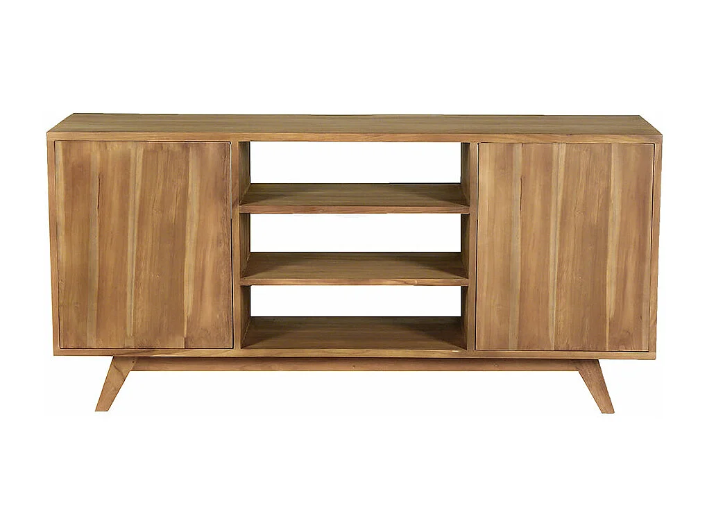 Meuble de salle de bain en teck massif 160 cm