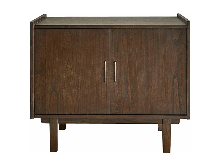 Mueble de baño de madera de mindi maciza de 90 cm