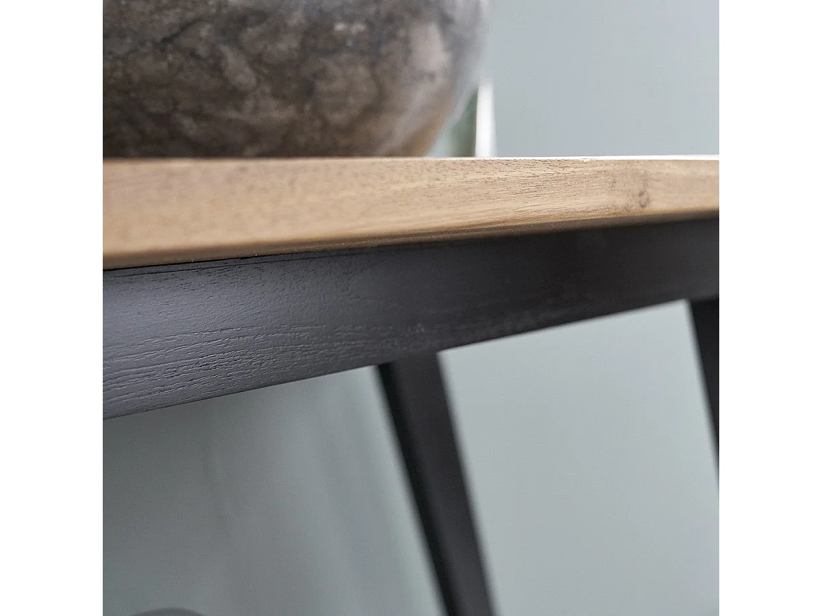 Mobile sotto lavabo in teak massello 80 cm