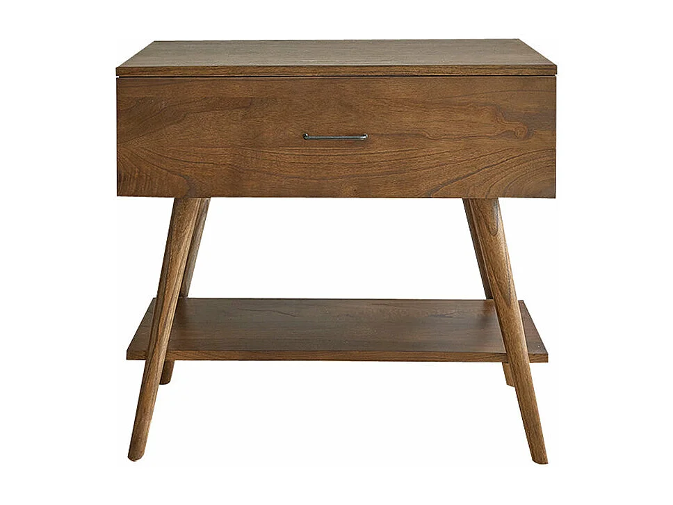 Meuble de salle de bain en mindi massif 80 cm