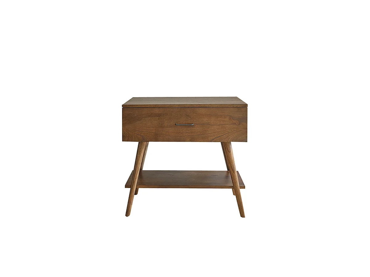 Meuble sous vasque en mindi massif 80 cm CALIXTE