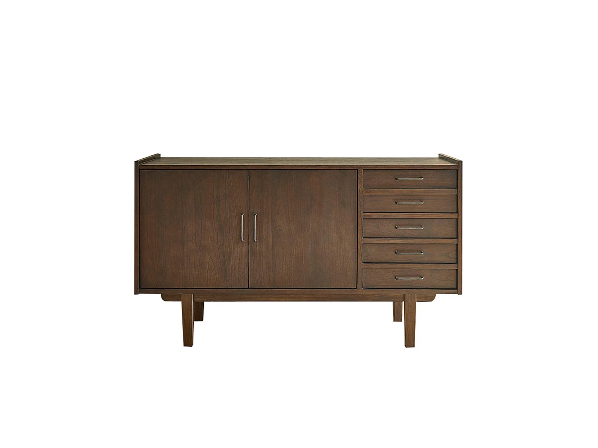 Meuble sous vasque en mindi massif 135 cm VINTAGE