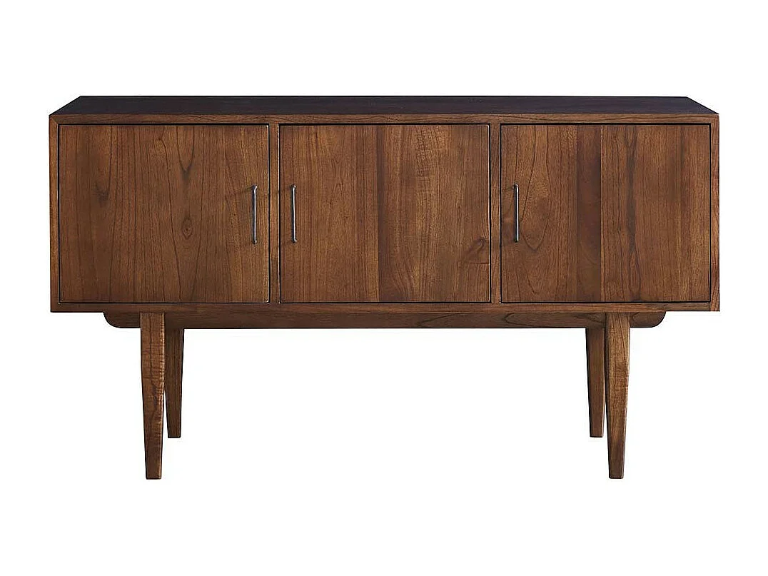 Meuble de salle de bain en mindi massif 135 cm