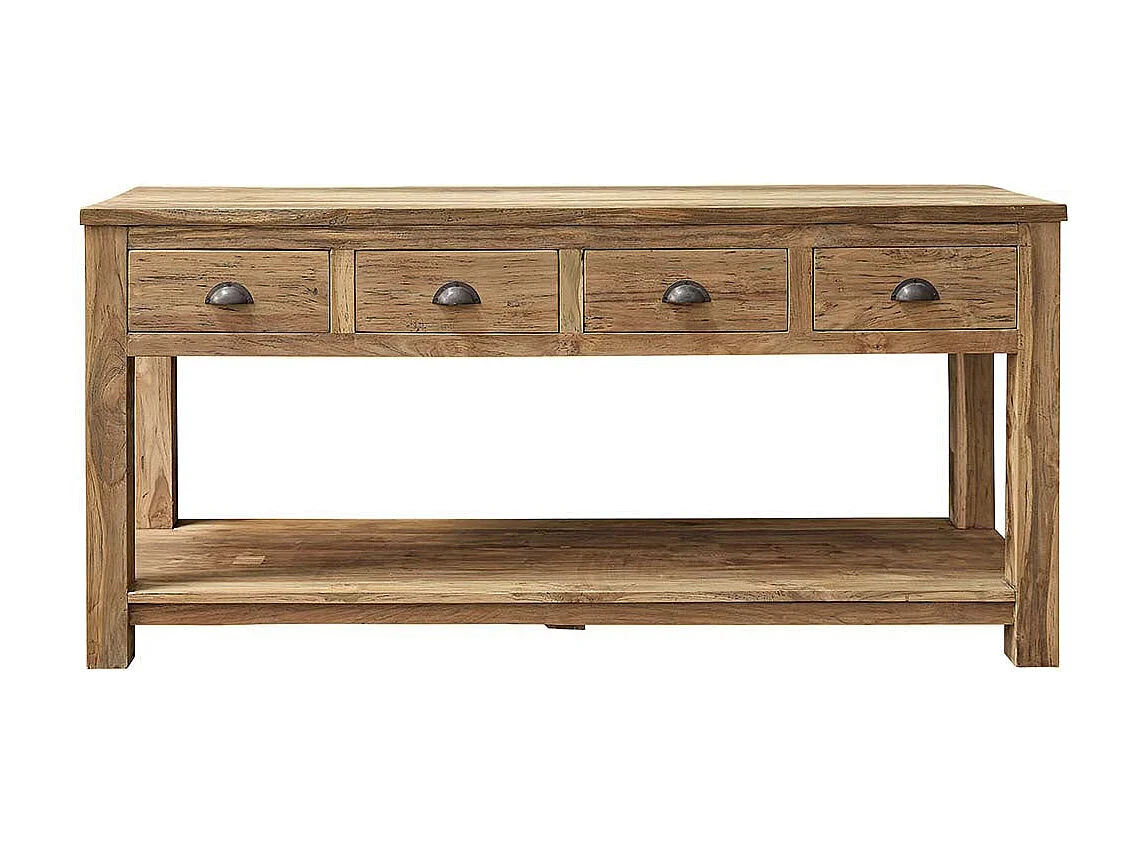 Mobile da bagno in teak riciclato massello 165 cm