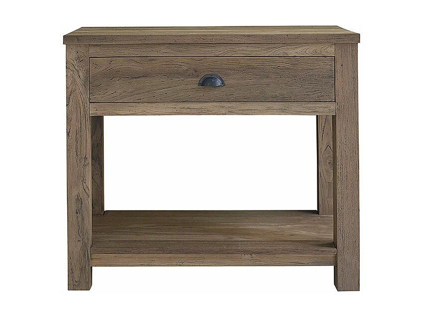 Mobile lavabo 1 cassetto in teak riciclato