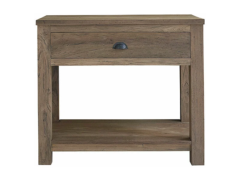 Mobile lavabo 1 cassetto in teak riciclato