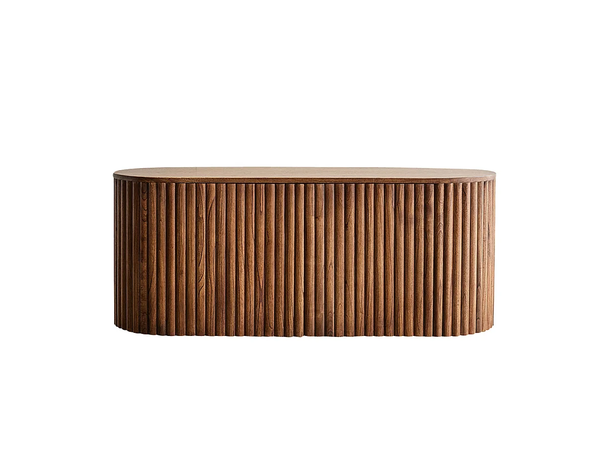 Mueble de lavabo suspendido de mindi macizo 140