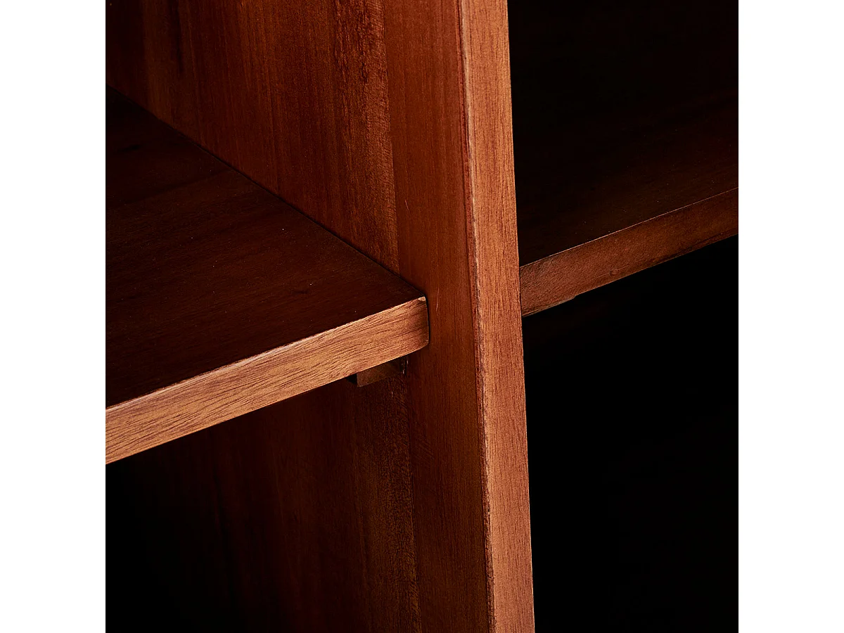 Meuble sous vasque en acajou massif 140 cm