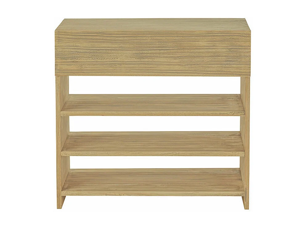 Mobile da bagno in legno massello di hevea 80 cm