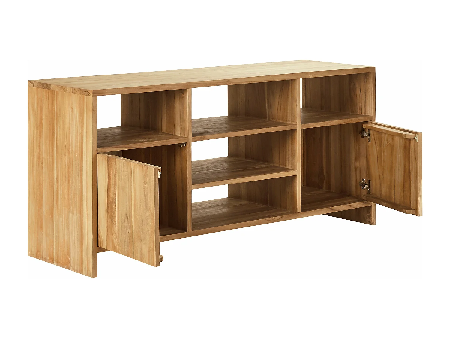 Mobile doppio lavabo in teak massello 160 cm