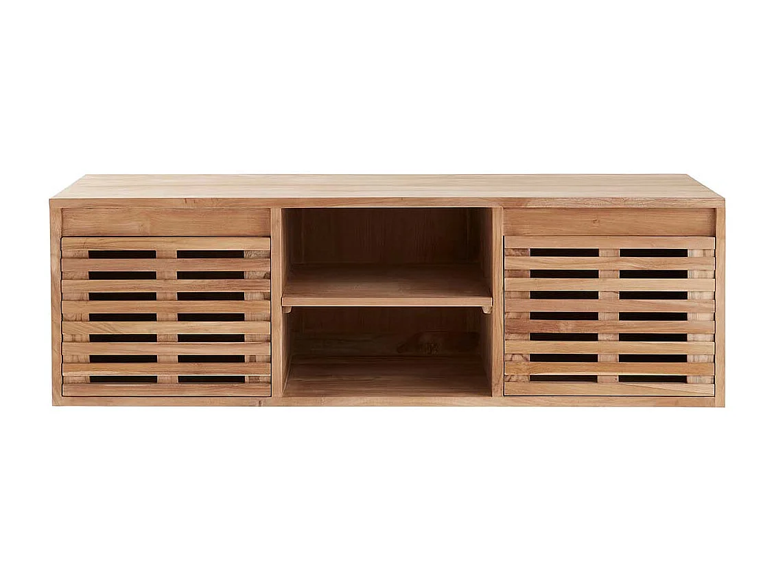 Mobile doppio lavabo in teak massello 160 cm