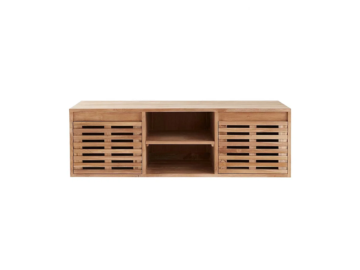 Meuble sous vasque en teck massif 160 cm RIO