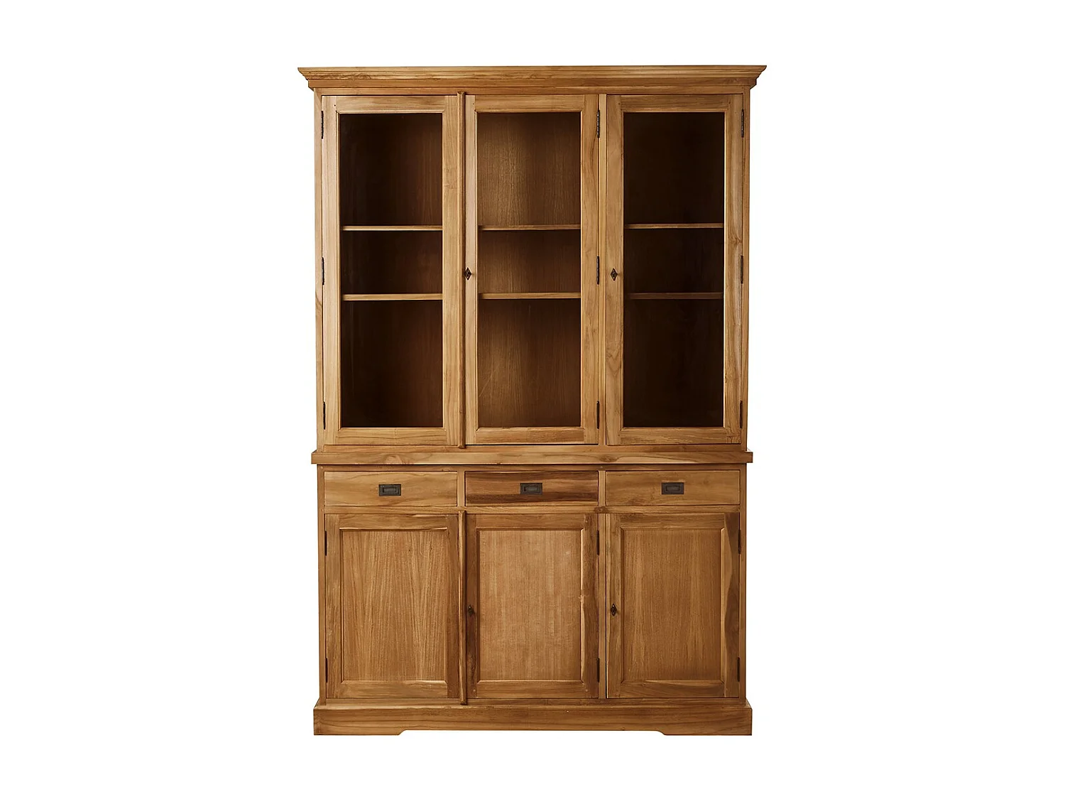 Vajillero de teca maciza 150 cm