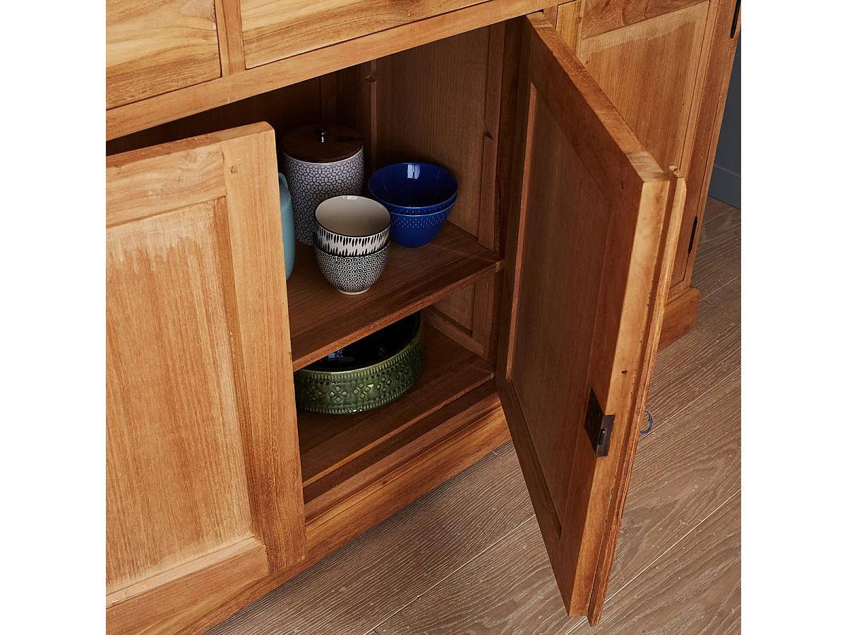 Vetrinetta in teak massello 150 cm