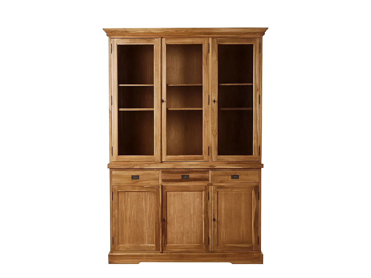 Vajillero de teca maciza 150 cm