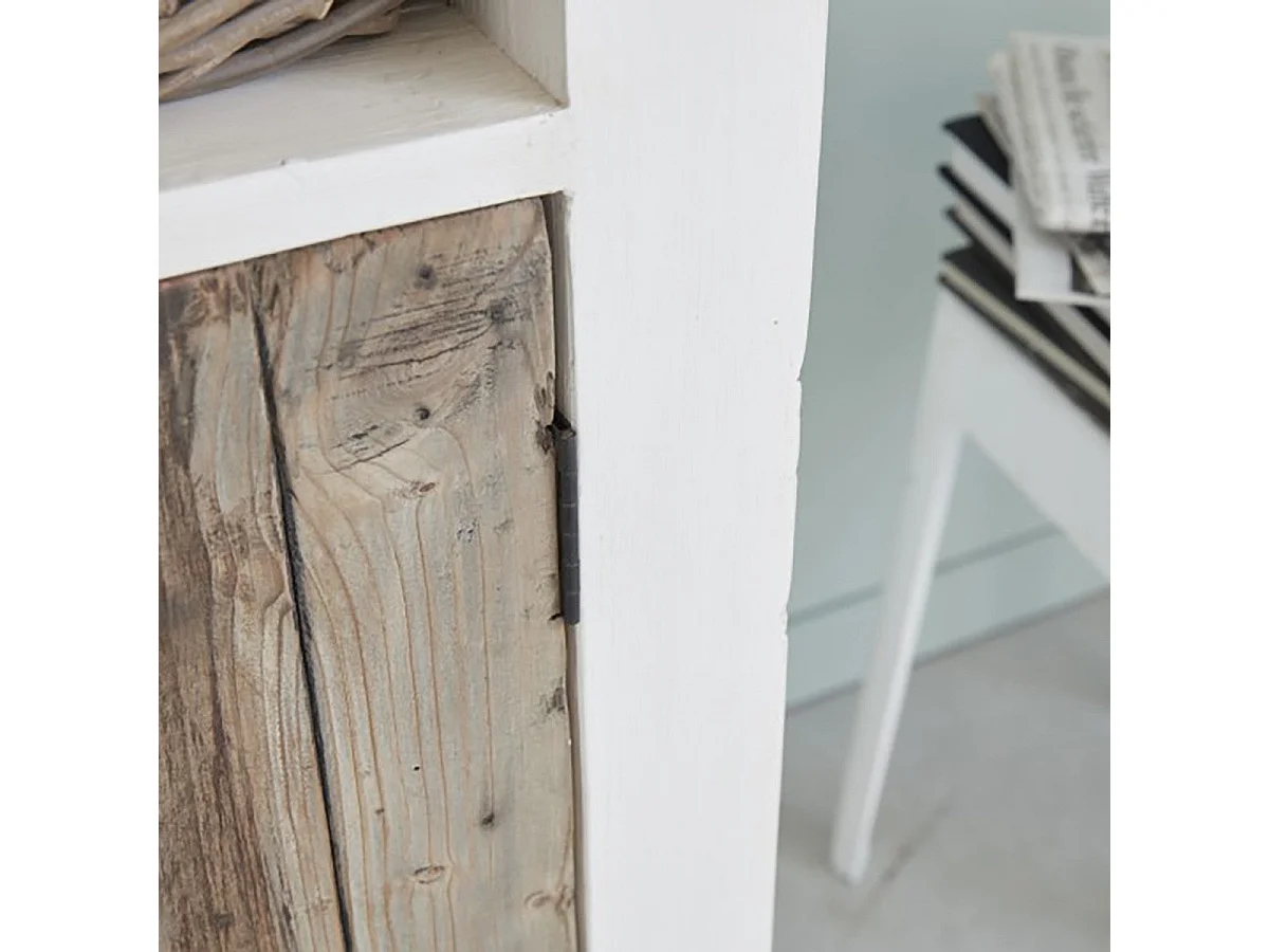 Vaisselier en pin recyclé massif