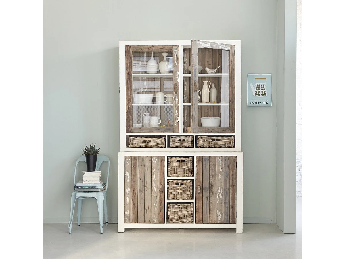 Credenza in pino massello riciclato