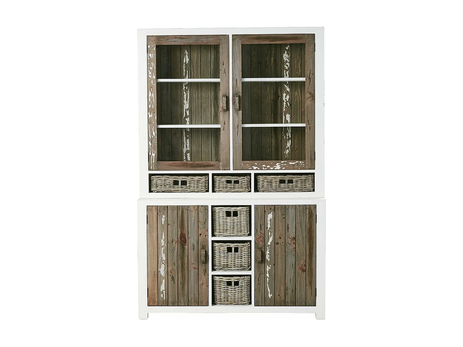 Credenza in pino massello riciclato