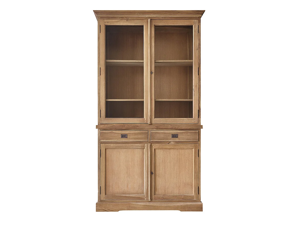 Vaisselier en teck massif 120 cm