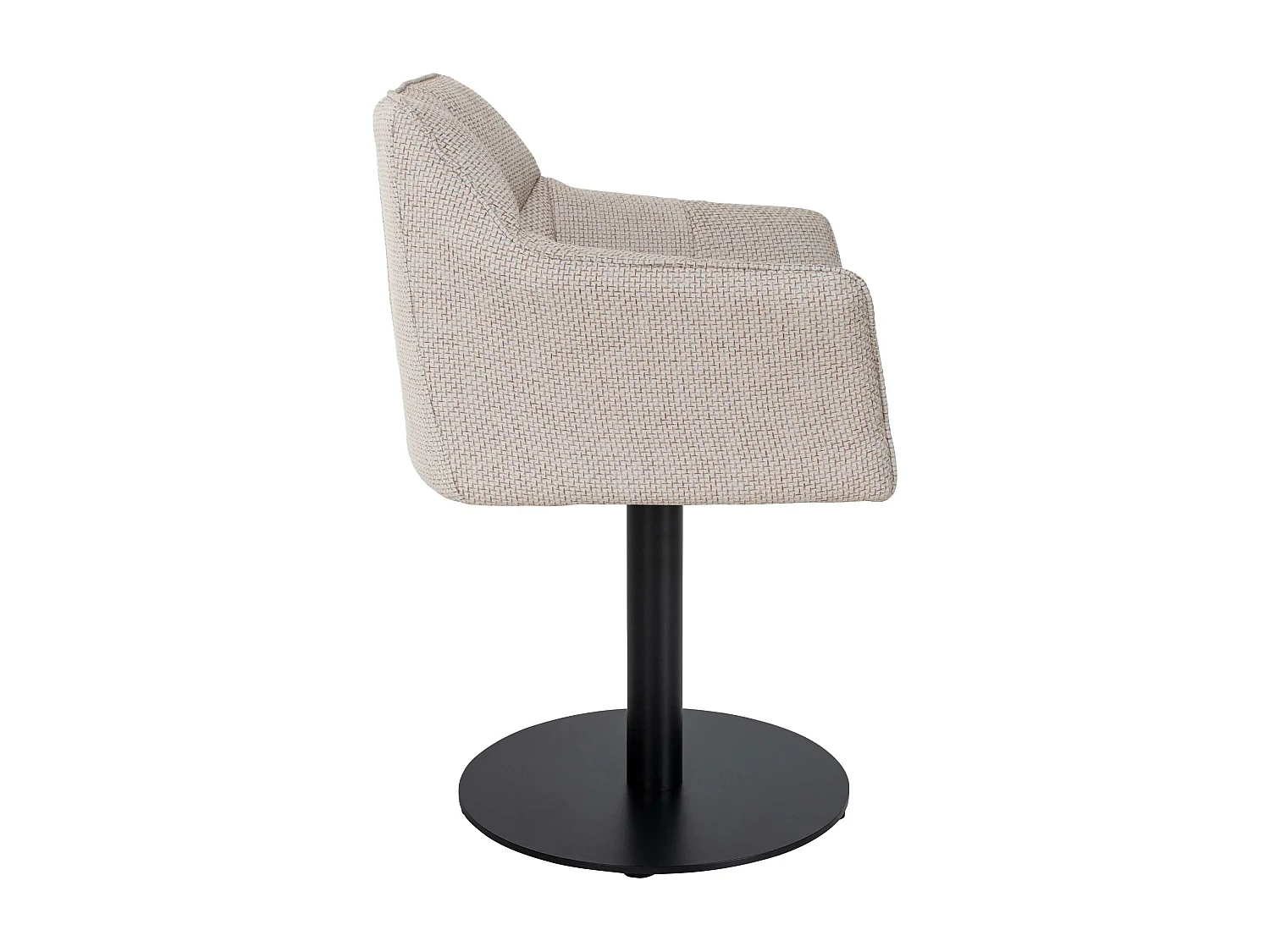 Chaise longue - Tissu - Ivoire - Damaso