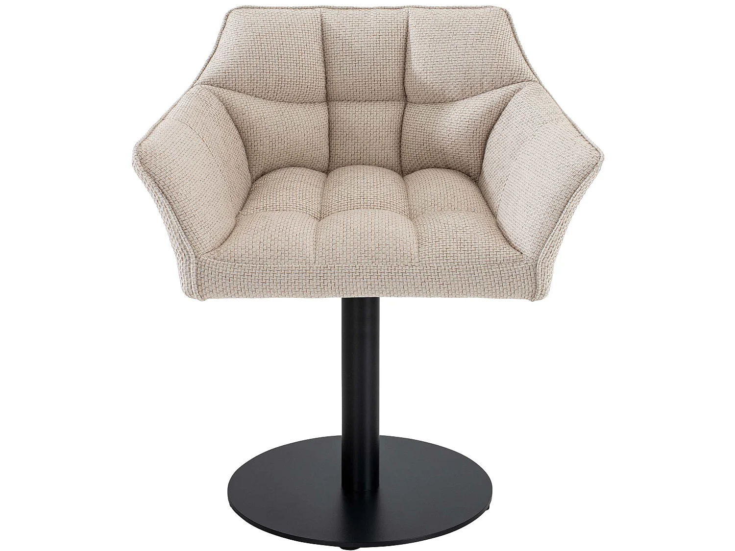Chaise longue - Tissu - Ivoire - Damaso