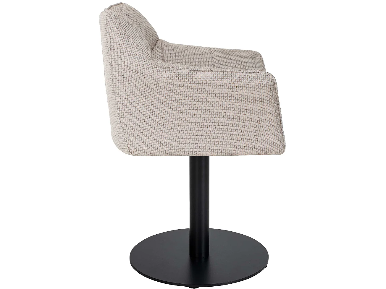 Chaise longue - Tissu - Ivoire - Damaso