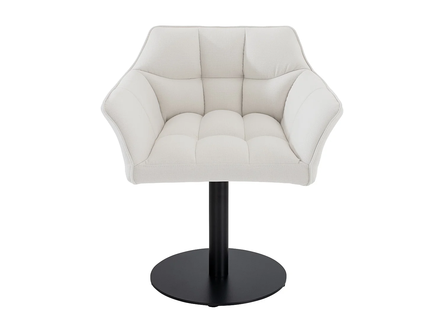 Chaise longue - Tissu - Blanc - Damaso