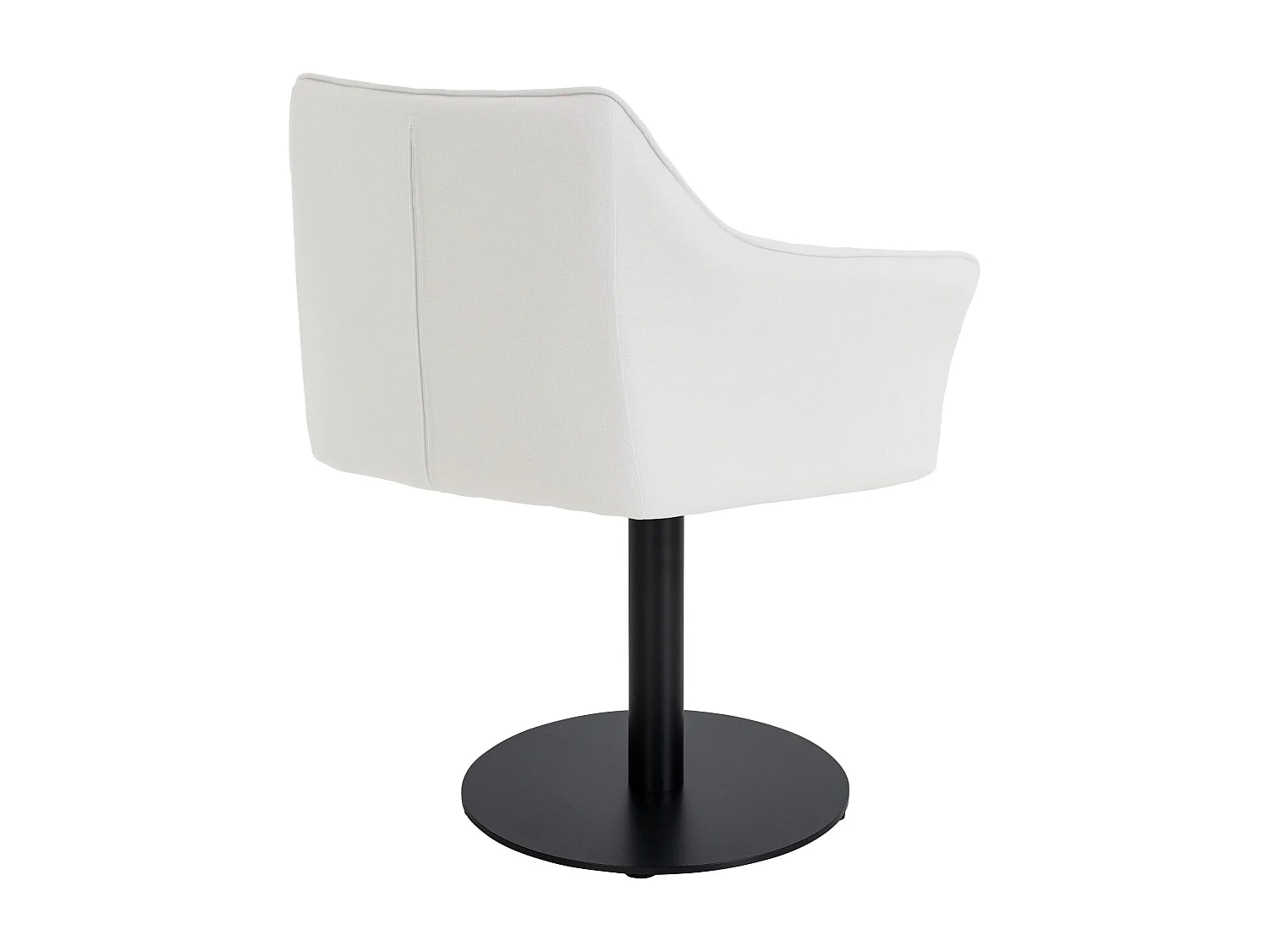 Chaise longue - Tissu - Blanc - Damaso