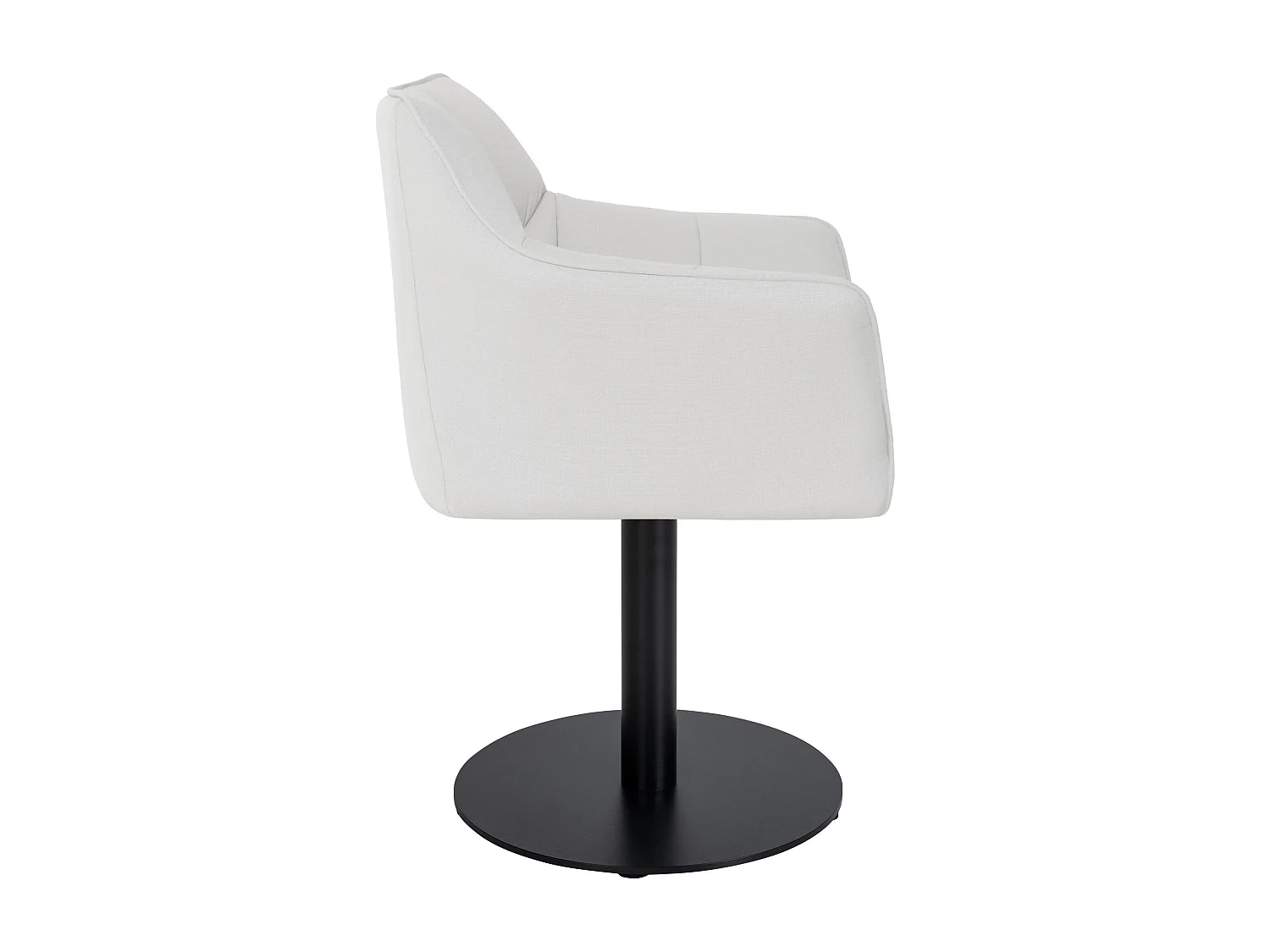 Chaise longue - Tissu - Blanc - Damaso