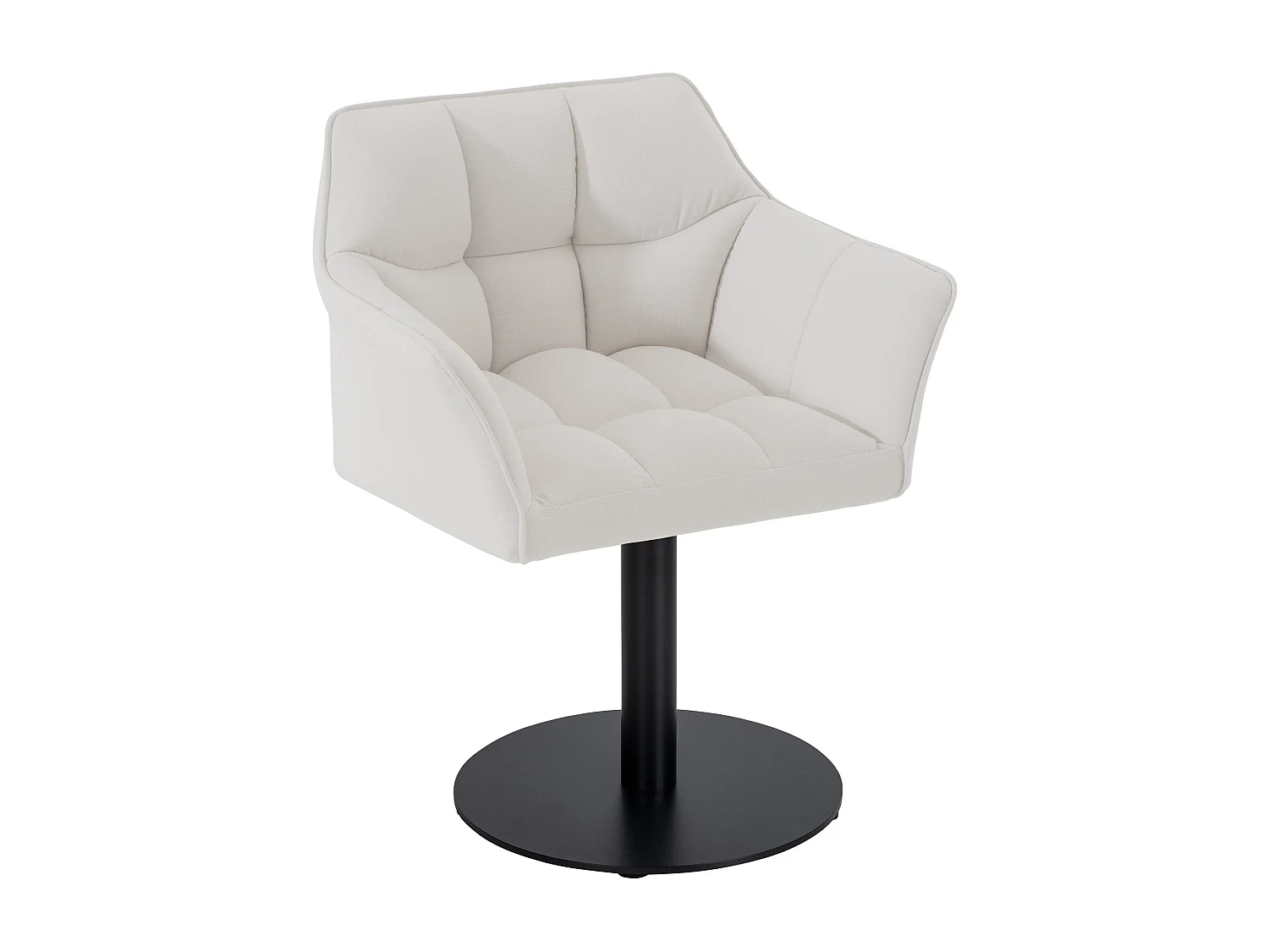 Chaise longue - Tissu - Blanc - Damaso