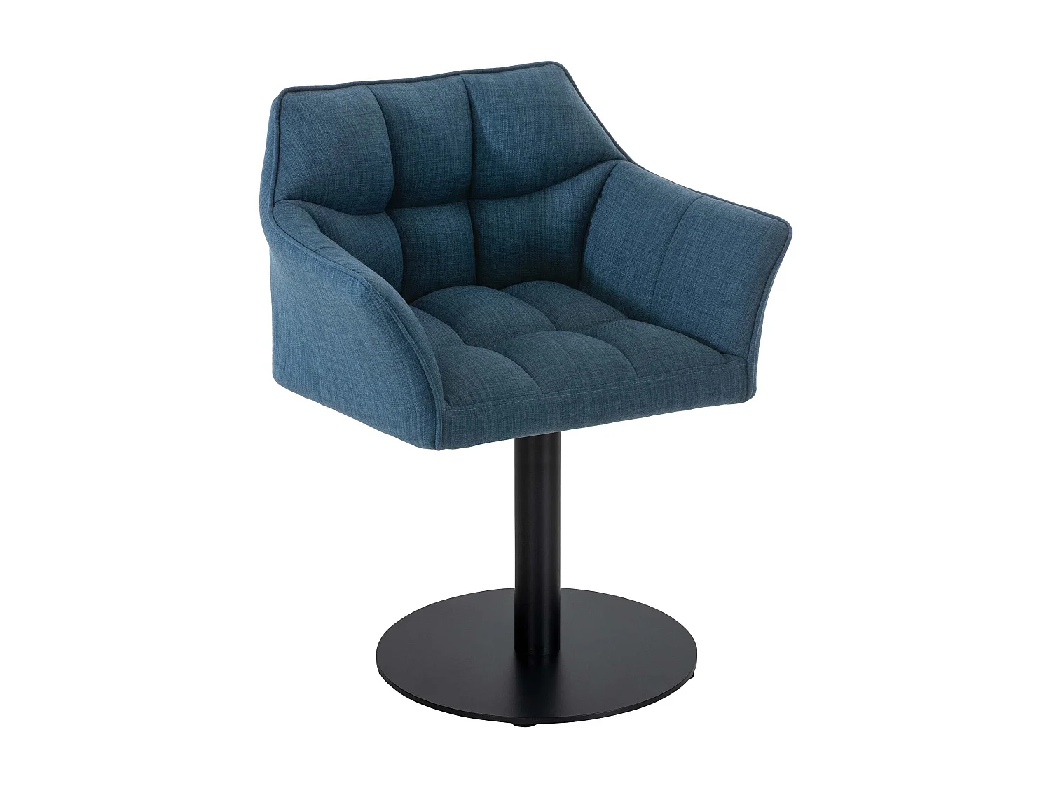 Chaise longue - Tissu - Bleu - Damaso