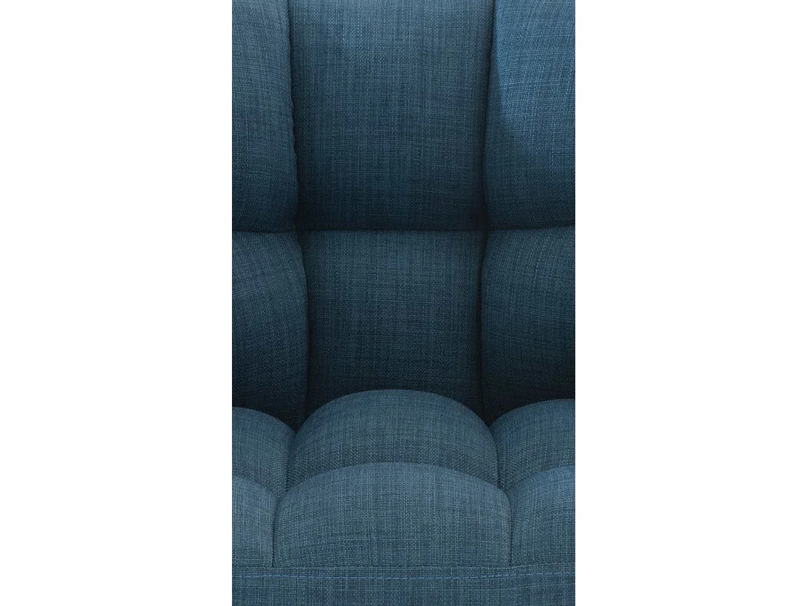 Chaise longue - Tissu - Bleu - Damaso