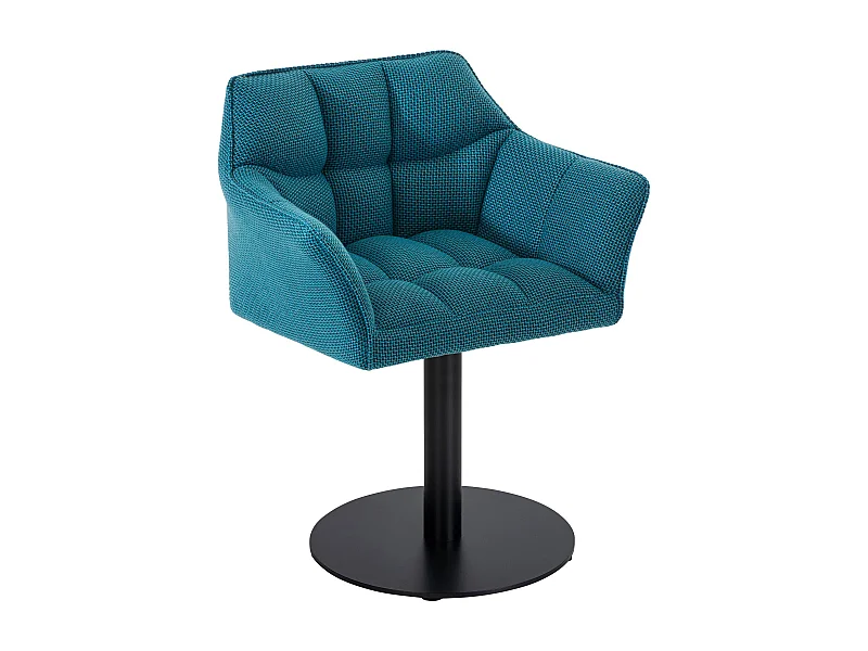 Chaise longue - Tissu - Turquoise - Damaso