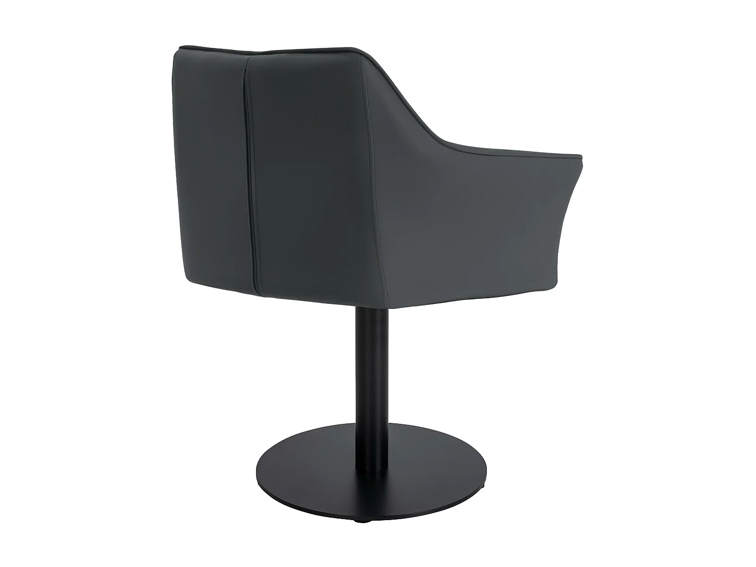 Chaise longue - Similicuir - Gris - Damaso