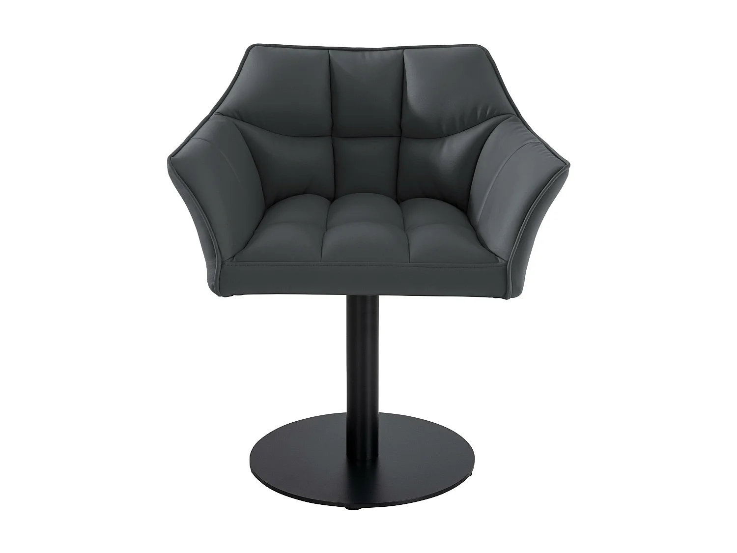 Chaise longue - Similicuir - Gris - Damaso