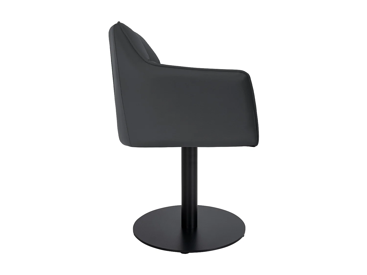 Chaise longue - Similicuir - Gris - Damaso