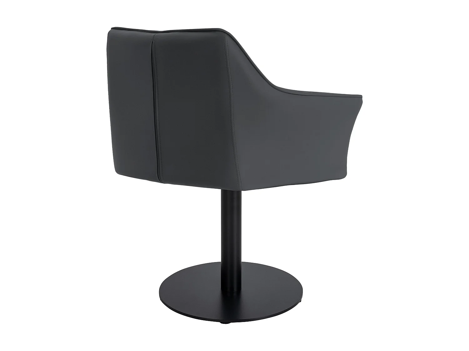 Chaise longue - Similicuir - Gris - Damaso