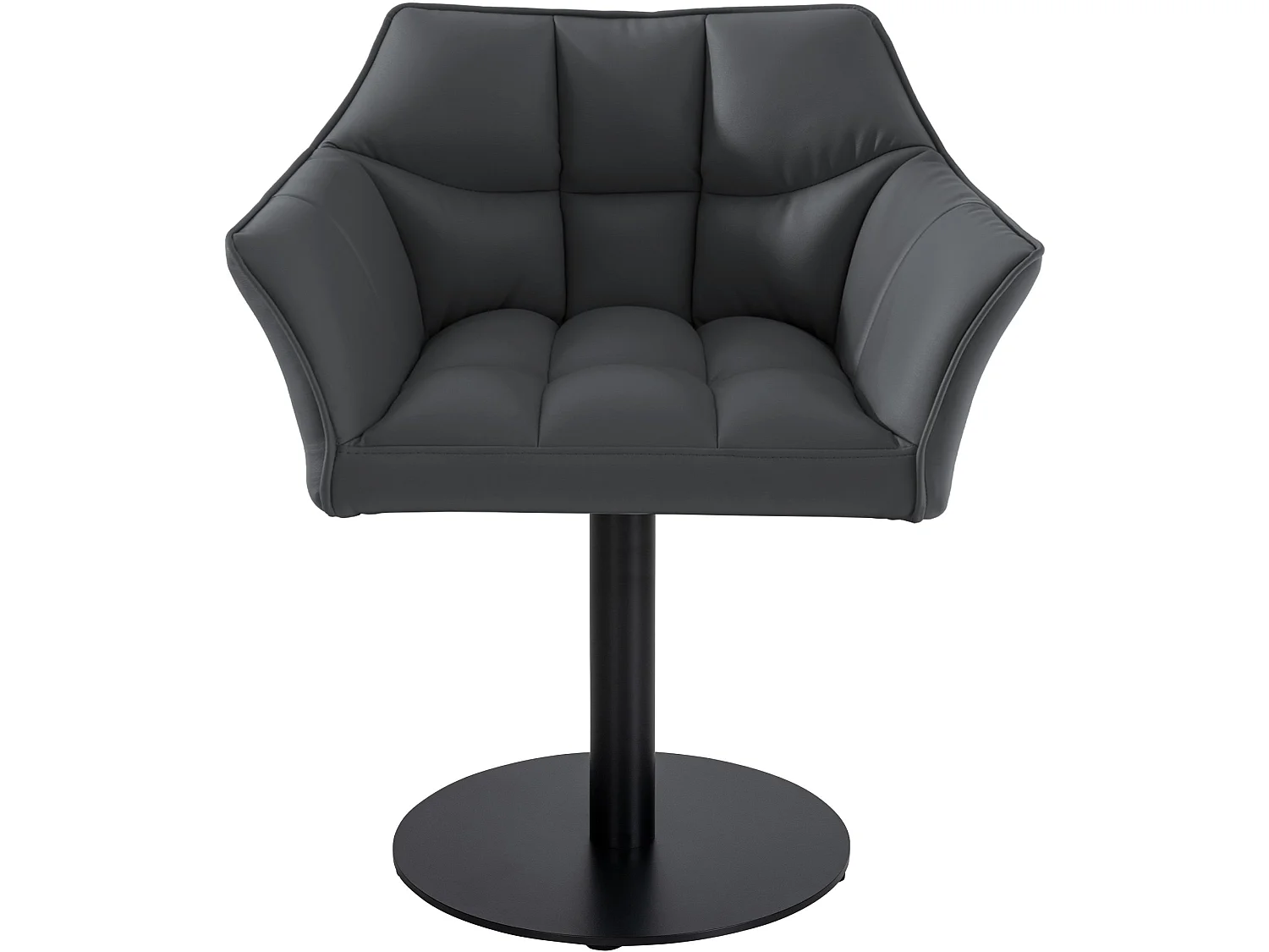 Chaise longue - Similicuir - Gris - Damaso