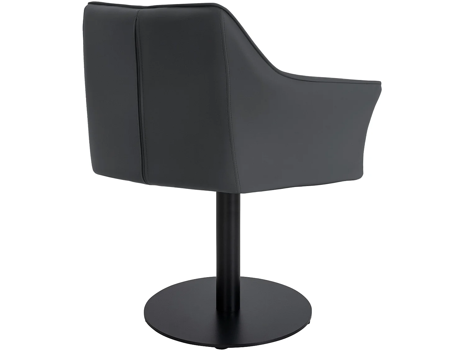 Chaise longue - Similicuir - Gris - Damaso