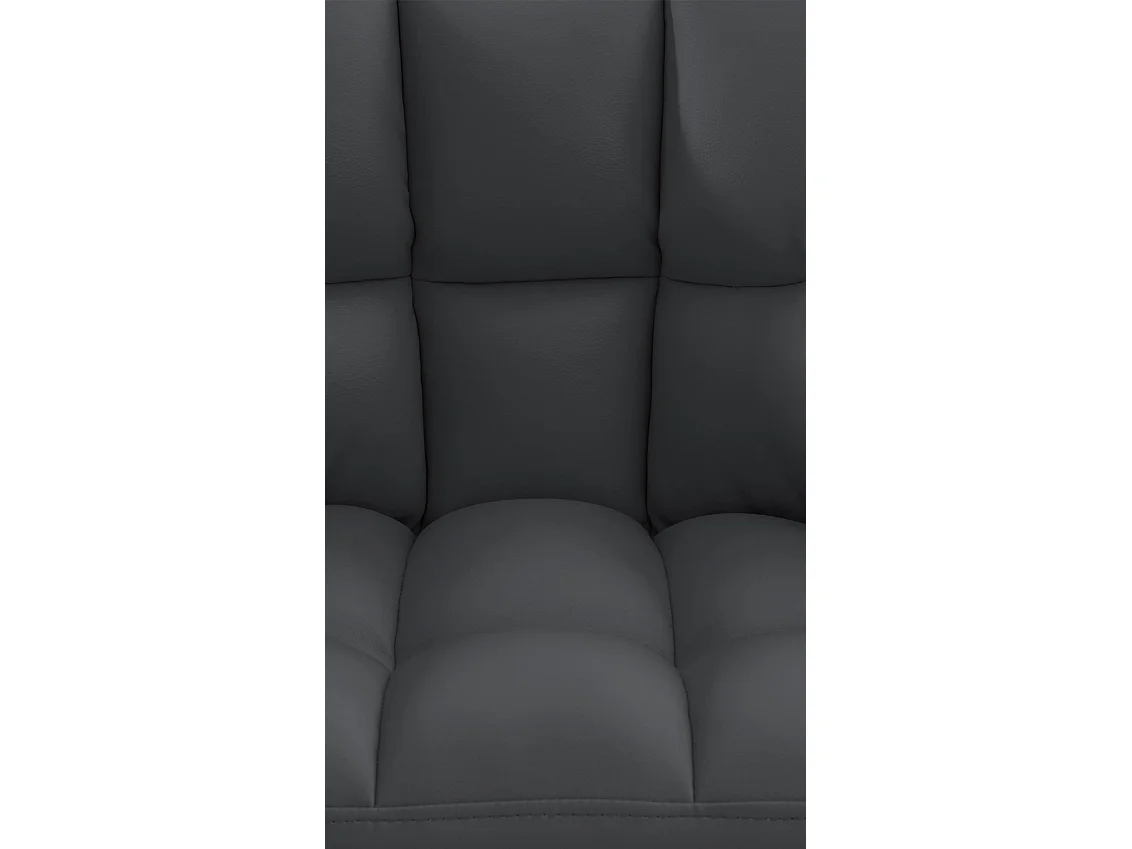 Chaise longue - Similicuir - Gris - Damaso