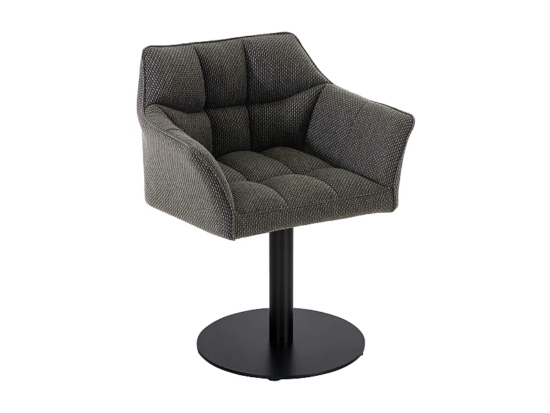 Chaise longue - Tissu - Gris titane - Damaso