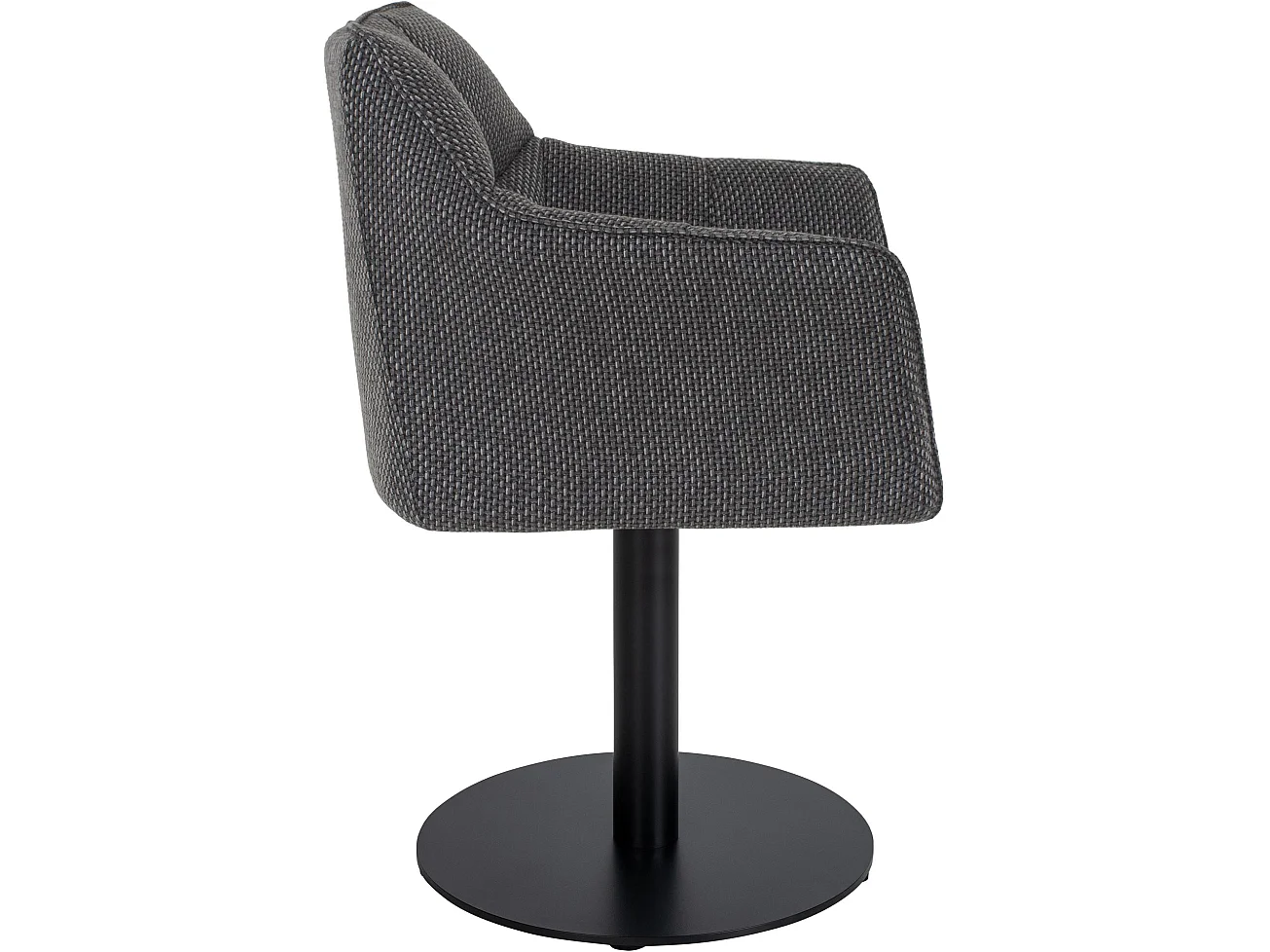 Chaise longue - Tissu - Gris titane - Damaso