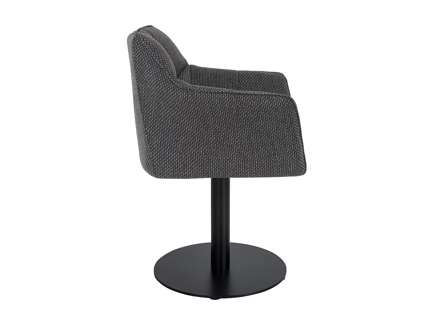 Chaise longue - Tissu - Gris titane - Damaso